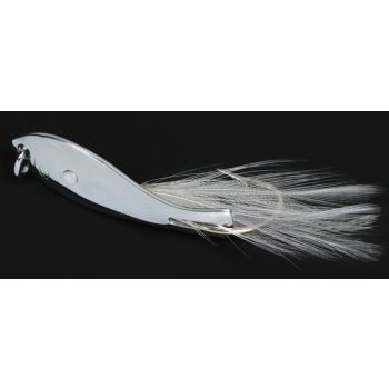 Nungesser Spoon #000 Silver/White Feather