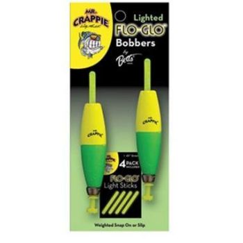 Betts-Mr-Crappie-Snap-On-Float-Cigar-2-Lighted-2-Per-Pack BM2BW-2YG-GL