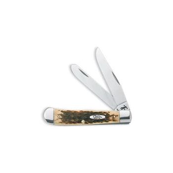 Case-Knife-Amber-Bone-Trapper C00164