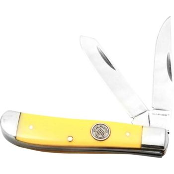 Sarge-Knife-Trapper-Yellow-Handle SK208