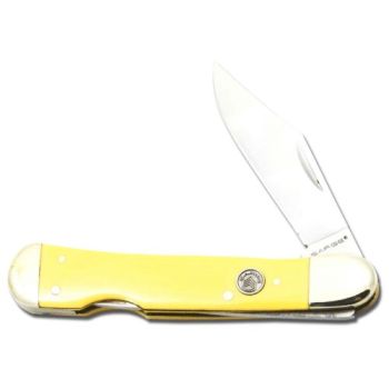 Sarge-Knife-Single-Blade-Yellow-Handle SK211