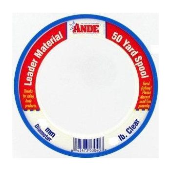 Ande-Leader-Wrist-Spool-Clear-125Lb-50-Yards APCW5000125