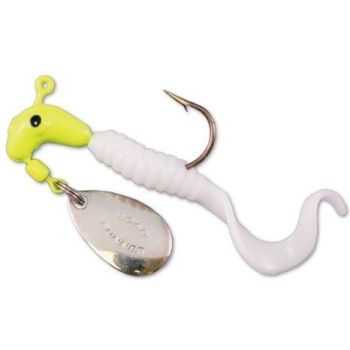 Blakemore-Road-Runner-1/8Oz-Curl-Tail-Chartreuse/White-Pack-of-12 B1603-081