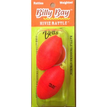 Betts-Billy-Bay-Snap-On-Float-Oval-With-Rattle-Weighted-2-Per-Pack BM250WR-2R
