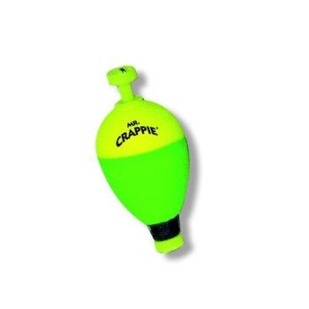Betts-Mr-Crappie-Snap-On-Float-Pear-Weighted-2-Per-Pack BMP125W-2YG