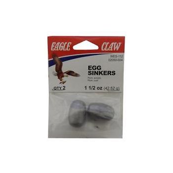 Eagle-Claw-Egg-Sinke-Pack-of-12 E02050-004