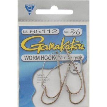 Gamakatsu-Weedless-Worm-Hook-Bronze G65112