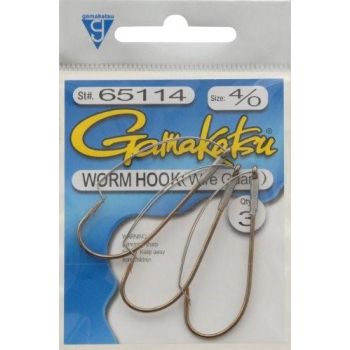 Gamakatsu-Weedless-Worm-Hook-Bronze G65114