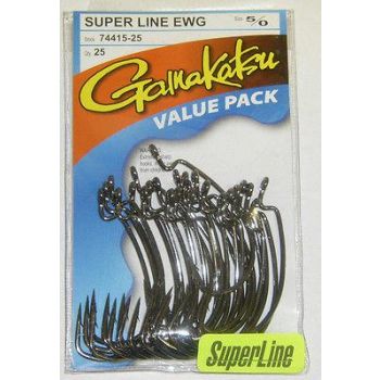 Gamakatsu-Superline-Worm-Hook-X-Wide-Ewg-Black G74415-25