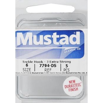 Mustad-Treble-Hook M7794DS-6-5