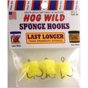 Magic-Bait-Sponge-Hooks-Treble MHWSH4