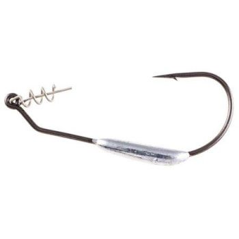 Owner-Twistlock-Light-Hook-Weighted-4/0-3/32Oz-With-Centering-Pin O5167W-706