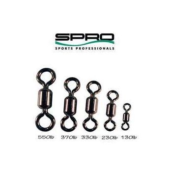 Spro-Power-Swivels-Black-Barrel-50-Per-Pack SPSB0450