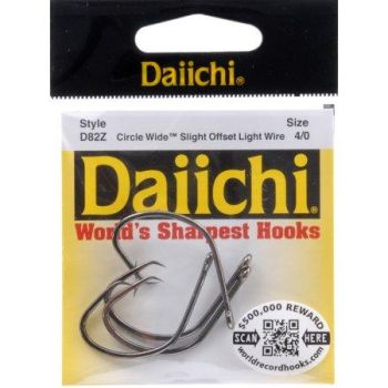 Daiichi-Bait-Hook-Black-Nickel-Circle-Wide-Pack-of-6 TD82Z-4/0