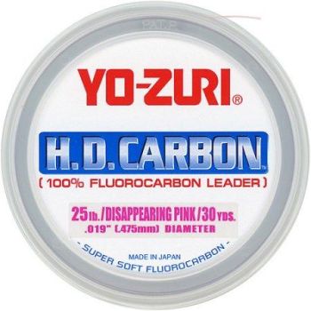 Yozuri-Hd-Fluorocarbon-Leader-30-Yards-Disappearing-Pink YHD25LBDP