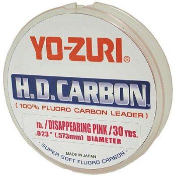 Yozuri-Hd-Fluorocarbon-Leader-30-Yards-Disappearing-Pink YHD80LBDP