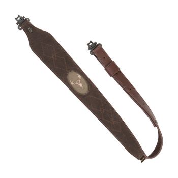 Allen Rifle Sling Brown Suede With Swivels