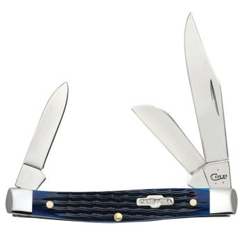 CASE POCKET KNIFE BLUE BONE MEDIUM STOCKMAN C02806