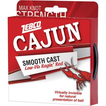 Cajun Low Vis Pony Spool 12Lb Red