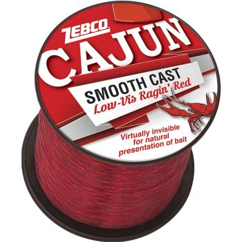 Cajun Low Vis Qurter Pound Spool 6Lb Yards Red