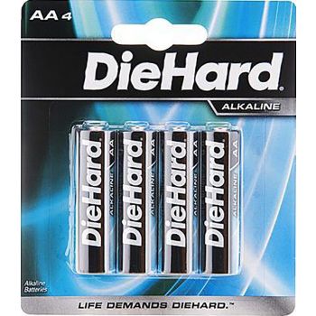 Die Hard Alkaline Batteries Aa 4 Per Pack