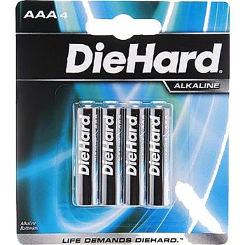 Die Hard Alkaline Batteries Aaa 4 Per Pack