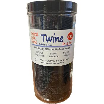 Fitec Twine In A Jar Tarre Braided #36 286Ft 235Lb Tensile Strength