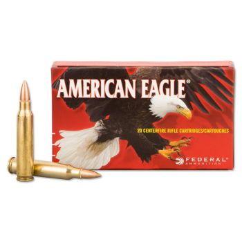 Federal American Eagle Ammo 223 Rem 55Gr Fmjbt 20/Box - FAE223