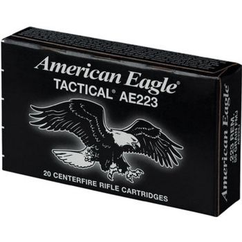 Federal American Eagle Ammo 223Rem 55Gr Fmj-Bt 20 Per Box
