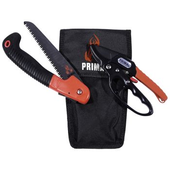 Primal Pruning Kit Folding Saw, Ratchet Shears, And Carrying Pouch