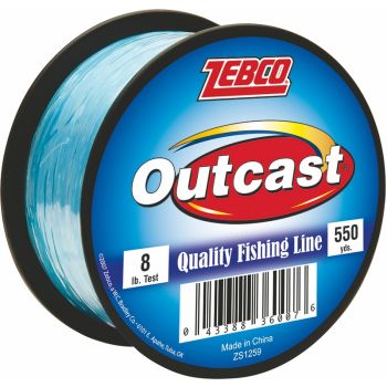 Zebco Outcast Line 8Lb 550Yds Blue