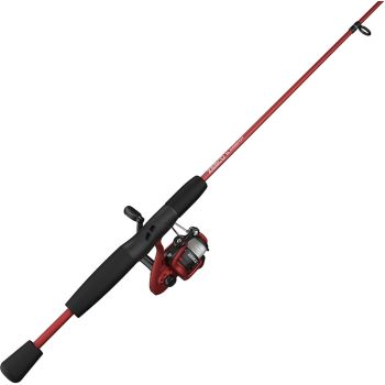 Zebco Slingshot Red Combo Spinning 5Ft 6In Ml 2Pc Rod