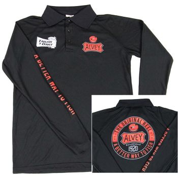 Alvey Tailor & Dart Polo Long Sleeve Large