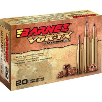 Barnes Vor-Tx Rifle Ammo 300 Wby Mag Ttsx Bt 180Gr 20Bx