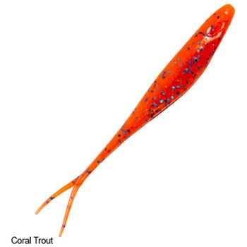 Z-Man Scented Jerk Shadz 5In 5Pk Coral Trout