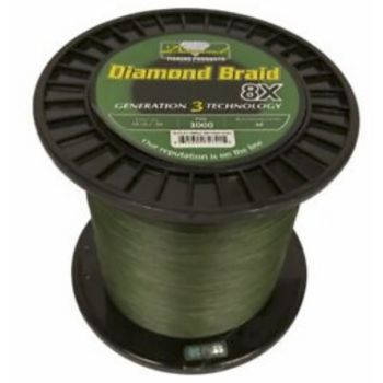 Diamond Gen Iii Solid 8X Braid 3000Yds 15#Dark Green