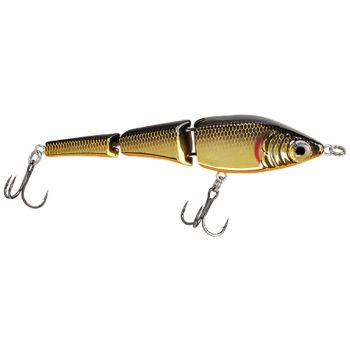 MIRROLURE JOINTED SWIMBAIT 1/2oz 4in GOLD/BLK BK/ORG BELL MC31MR-CR808