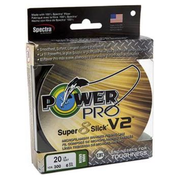 Power Pro Super Slick V2 20# (6# Dia) 150Yds Aqua Grn