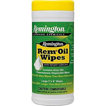 Remington Rem Oil Wipes Pop Up Compact 24 Count