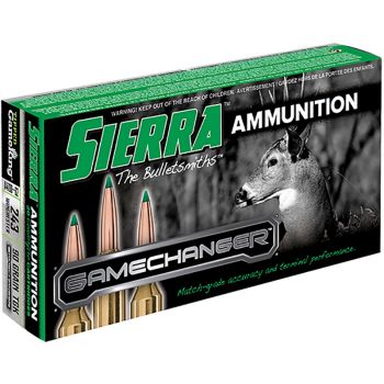 Sierra Rifle Ammo Gamechanger 243 Win 90Gr Tgk