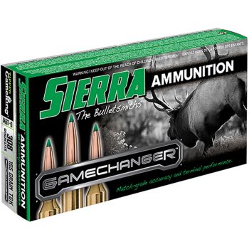 Sierra Rifle Ammo Gamechanger 308 Win 165Gr Tgk