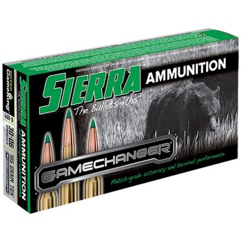 Sierra Rifle Ammo Gamechanger 30-06 Sprg 165Gr Tgk