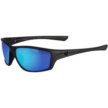 Spiderwire Spw008 Sunglasses Matte Blk/Smoke/Blue Mirror