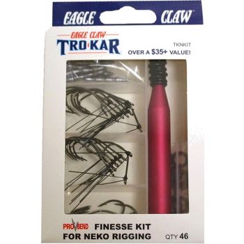 Trokar Finesse Rigging Kit Tool + Tk137/Tk137W/Pagoda Weights/Rings